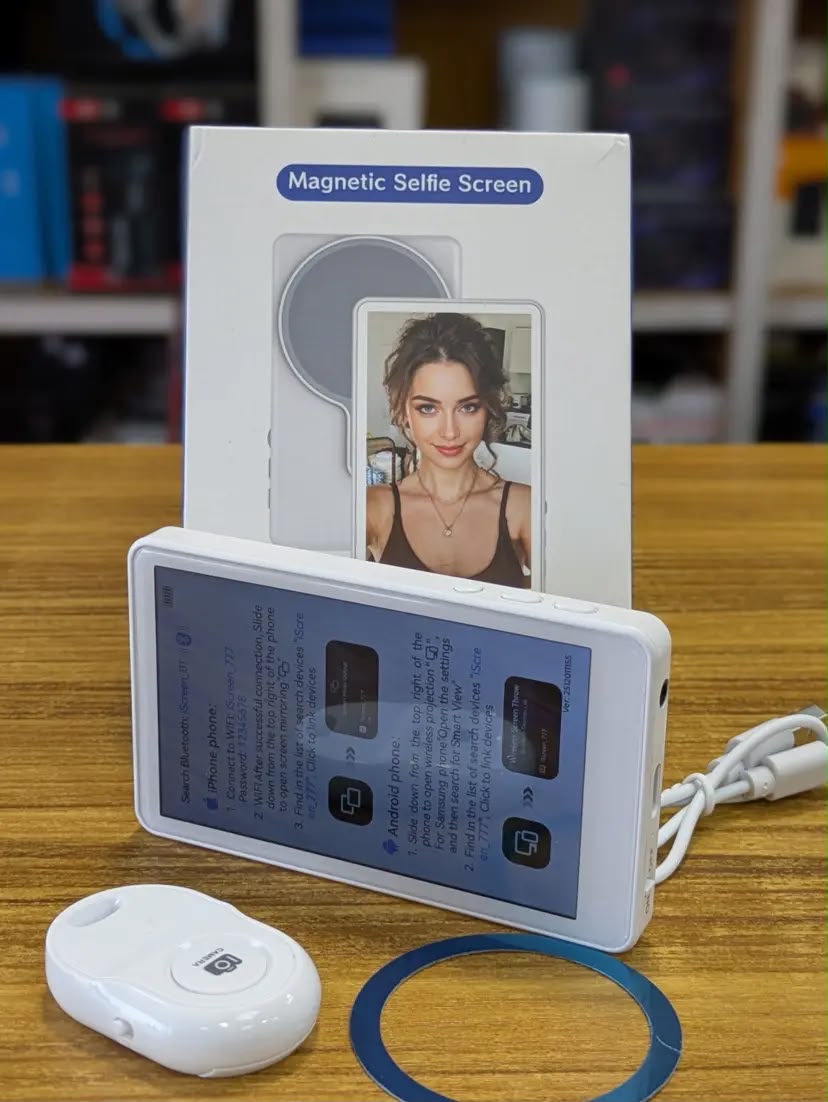 Ecran selfie magnétique