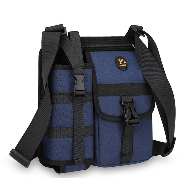 sac bandoulière tactique avec porte-bouteille intégré
