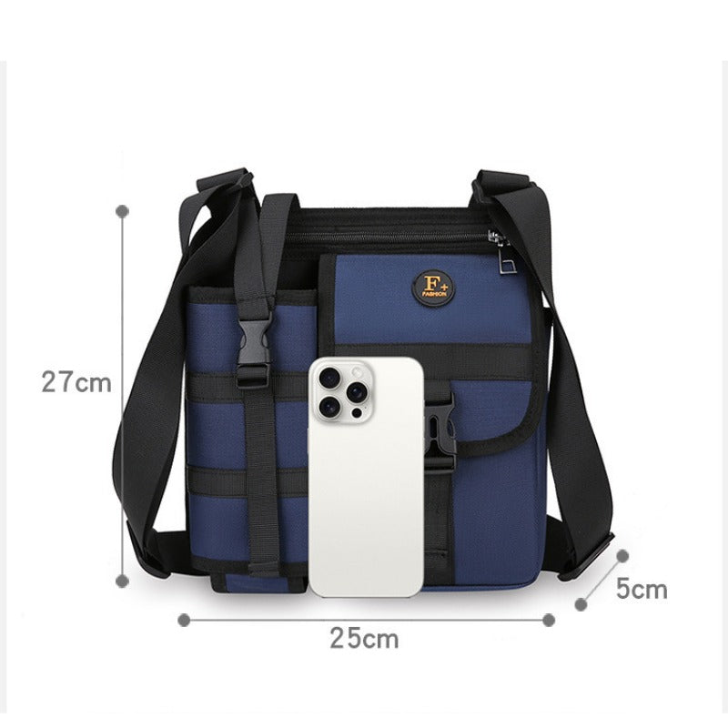 sac bandoulière tactique avec porte-bouteille intégré